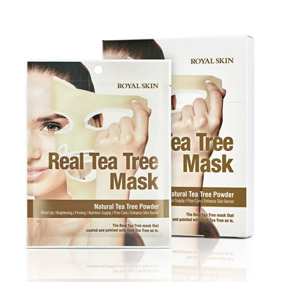 Маска для лица с чайным деревом ROYAL SKIN REAL TEA TREE MASK