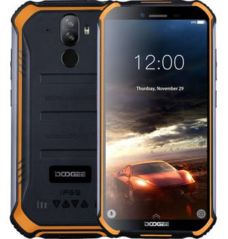 Смартфон Doogee S40 3/32Gb Orange, IP68, 8+5/5Мп, 4 ядра, 2sim, экран 5.5'' IPS, 4650mAh, 4G, NFC