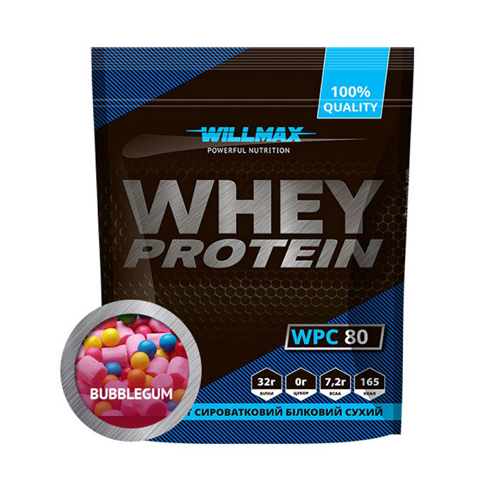 

Протеин сывороточный Willmax Whey Protein 80 1 kg ксб 80