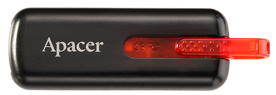 USB Флеш-накопитель 64GB APACER AH326 USB 2.0 Black