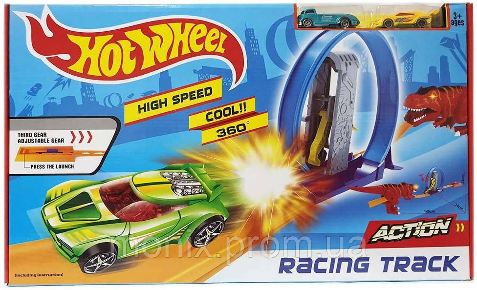 Трек hot Wheels Тиранозавр рекс w5084