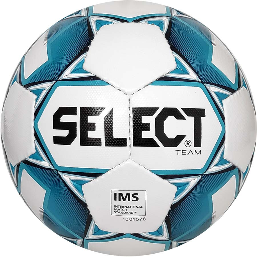 

Мяч футбольный SELECT Team IMS (014) бело/голубой р.5