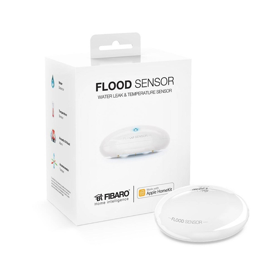 Датчик протечки FIBARO Flood Sensor для Apple HomeKit - FGBHFS-101