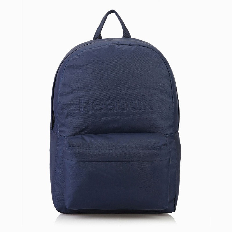 Купить Рюкзак спортивный Reebok Logo Backpack AJ6017 (синий, полиэстер,  мужской, женский, 20 литров, логотип рибок) не дорого в интернет магазине  Sport Living