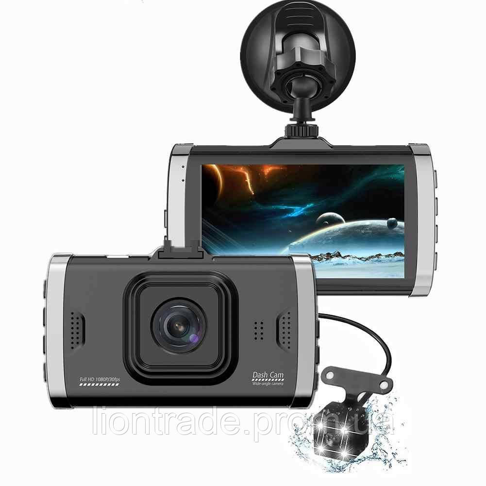 

Видеорегистратор T685G+ 3" 2 камеры