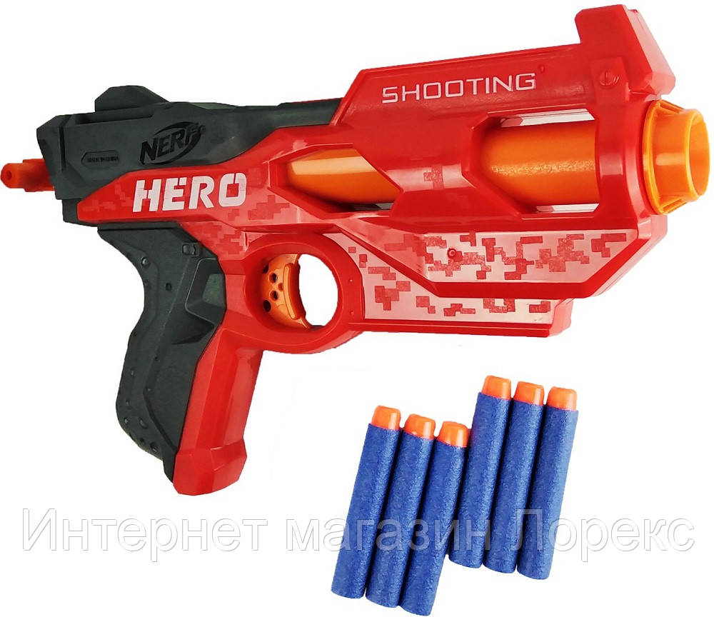 

Бластер Nerf Elite Hotshock, Красный