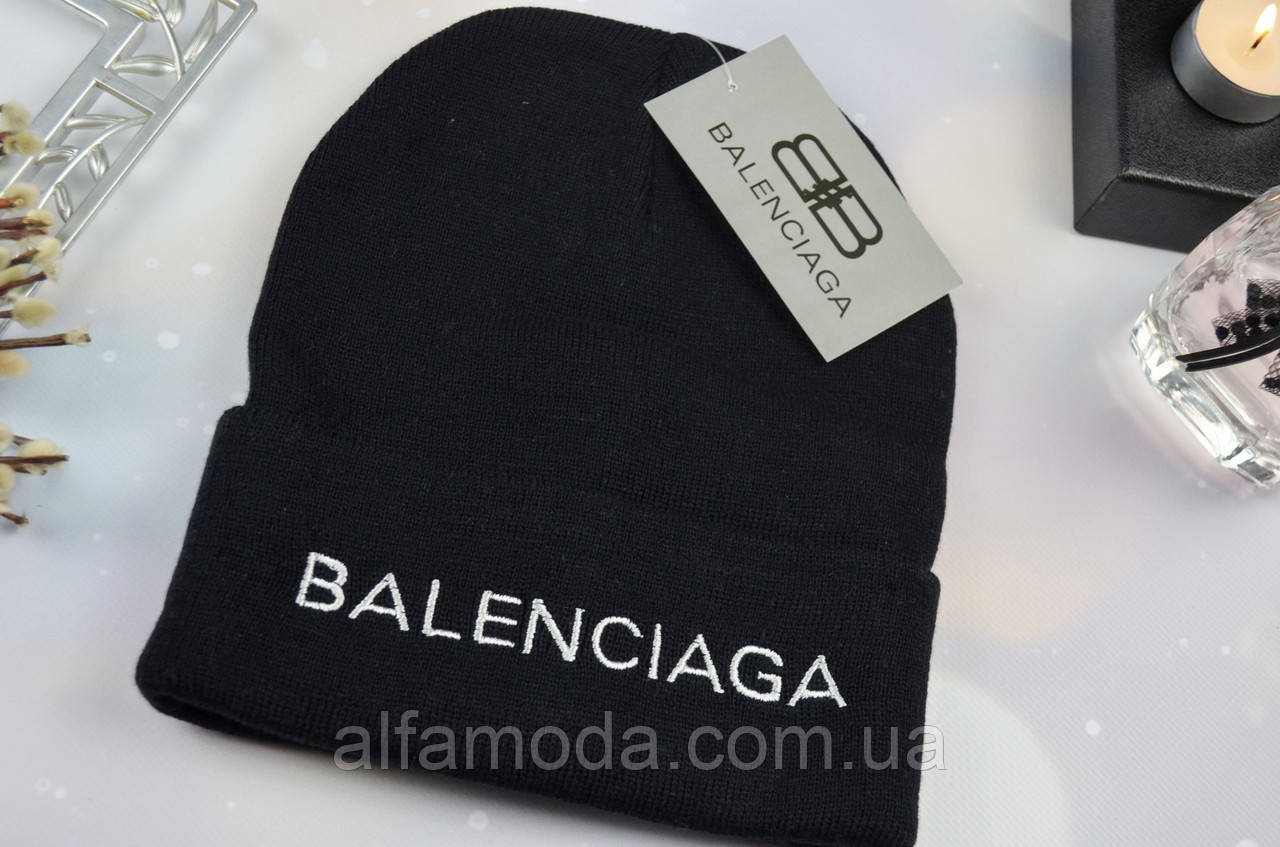 

Модная шапка Balenciaga Баленсиага, Черный