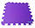 Килимок пазли «Веселка», EVA, 1 елементів, 500×500×10мм,площа, щільність 100кг/м3, фото 7