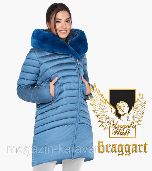 

Воздуховик Braggart Angel's Fluff 31038 | Зимняя куртка женская аквамариновая