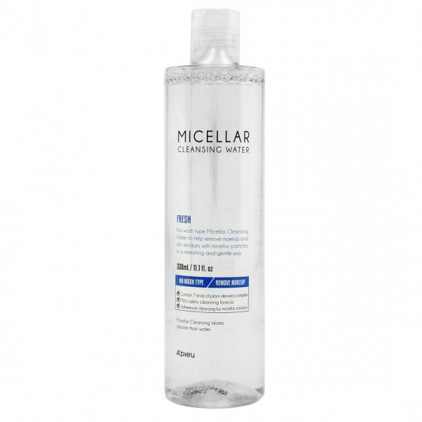 

Мицеллярная вода освежающая A'pieu Micellar Cleansing Water Fresh 300 мл (8809530066881)