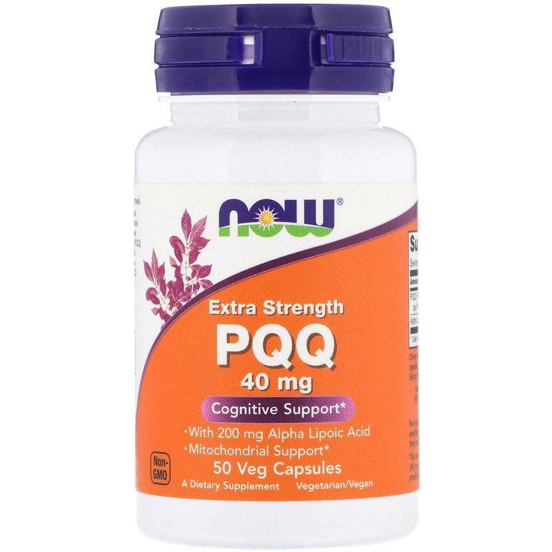 

Пирролохинолинхинон NOW Foods "Extra Strength PQQ" усиленный, 40 мг (50 капсул)