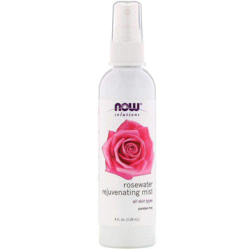 

Спрей с розовой водой NOW Foods, Solutions "Rosewater Rejuvenating Spray" восстанавливающий (118 мл)