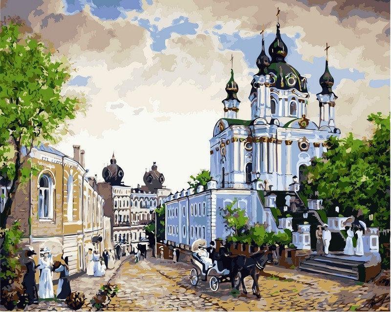 

Картина по номерам 50×65 см. Babylon Андреевский спуск в начале ХХ века (VPS 370)