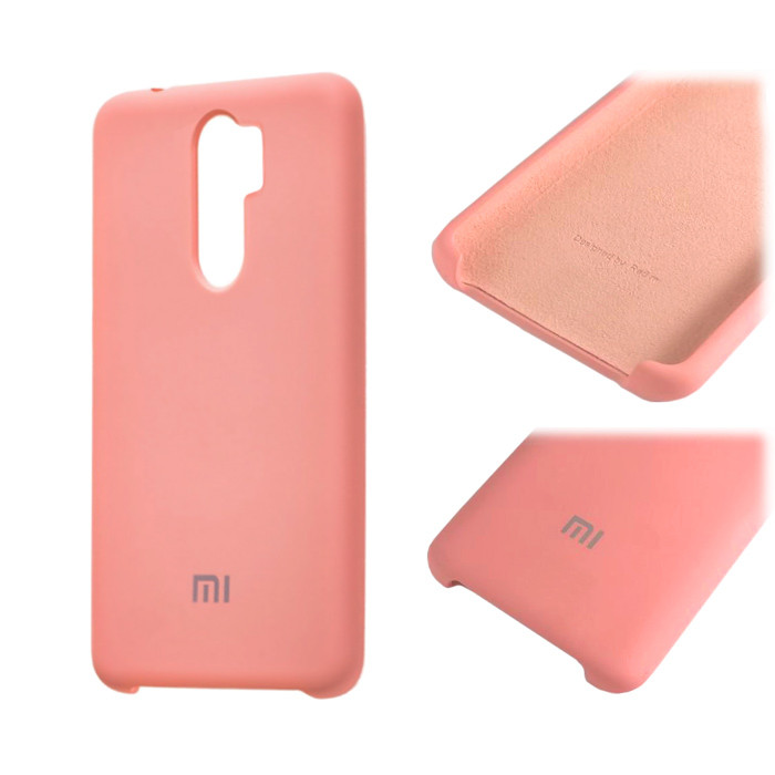 

Чехол Silky Soft Silicone Case для Xiaomi Redmi Note 8 Pro Розовый