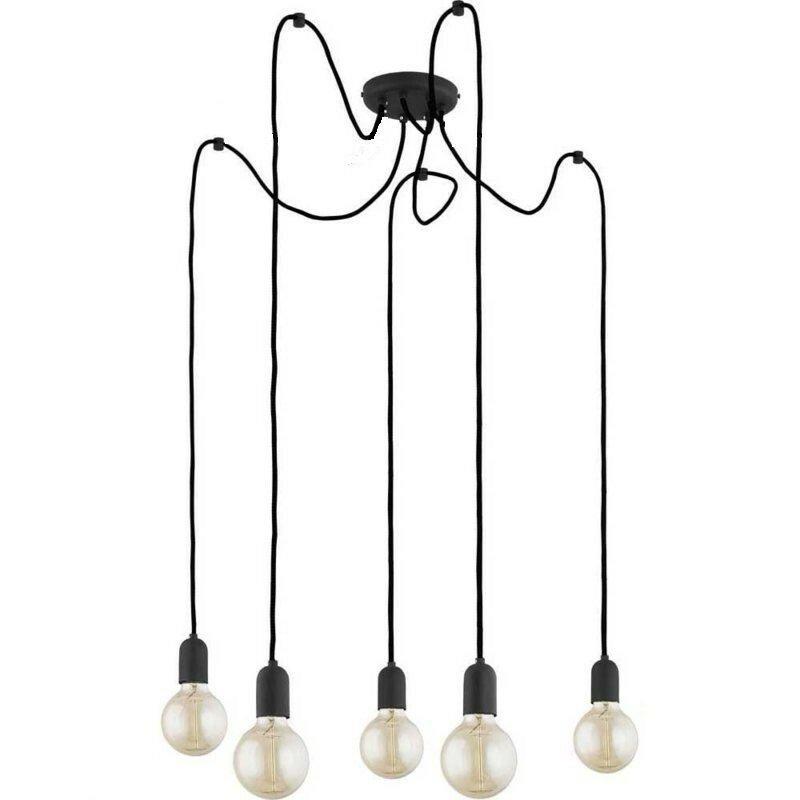 

Люстра подвесная TK Lighting 2362 QUALLE BLACK