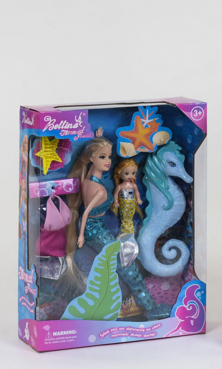 Кукла Star Toys русалка с дочкой и аксессуарами  (66353)