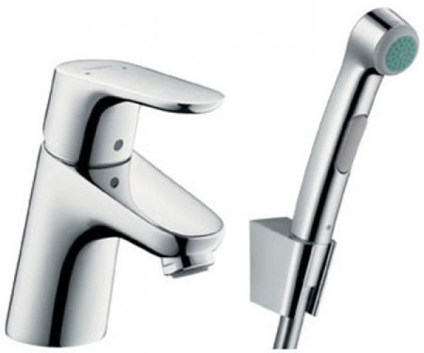 

Смеситель для раковины с набором для гигиенического душа Hansgrohe Focus 31926000 (24350), Хром