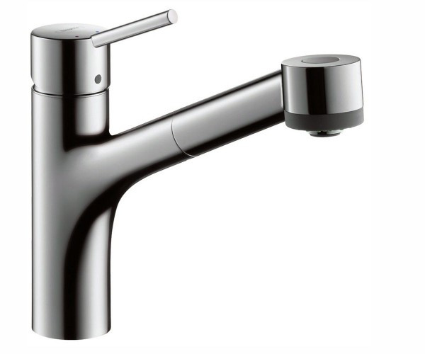 

Кухонный смеситель однорычажный с выдвижным изливом Hansgrohe Talis S 32841000 (24399), Хром