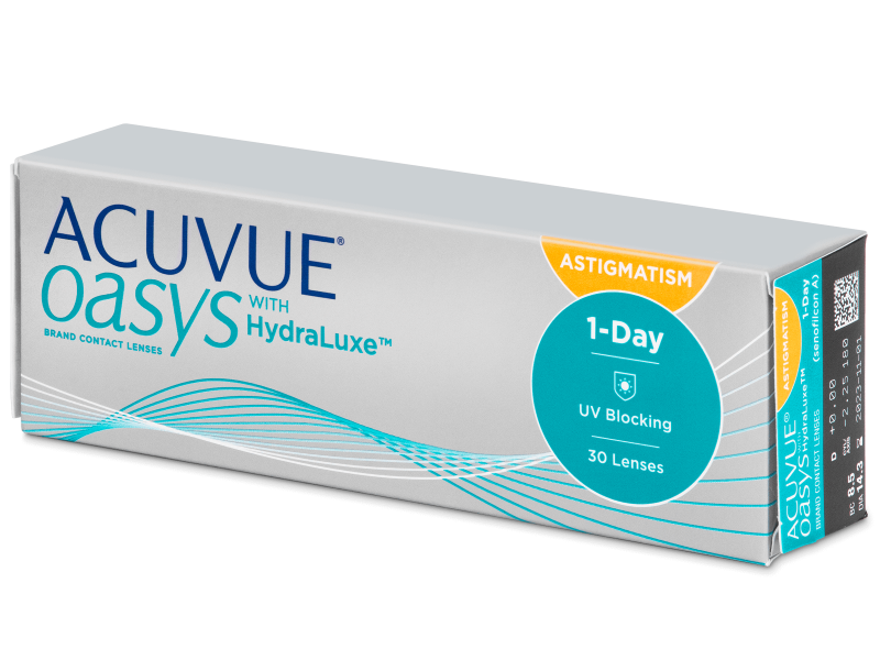 Линзы для астигматизма. Acuvue Oasys 1 Day 30. 1 Day Acuvue Oasys Astigmatism 30. Acuvue Oasys 1-Day with Hydraluxe. Acuvue Oasys 1-Day with Hydraluxe for Astigmatism.