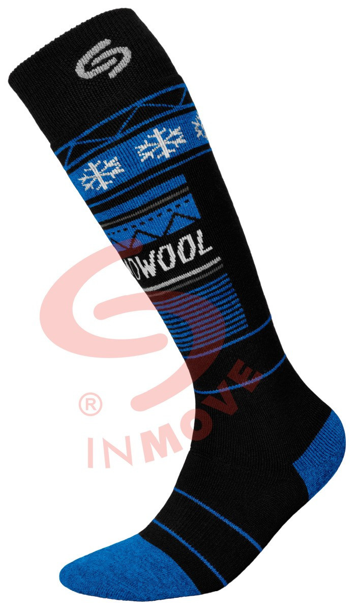 

Шкарпетки Ski Thermowool Deodorant BLACK + BLUE, 38-40