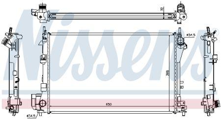 

Радиатор CADILLAC BLS/ VAUXHALL VECTRA Mk II (C)/ OPEL SIGNUM/ FIAT CROMA/ OPEL VECTRA C/ SAAB 9-3