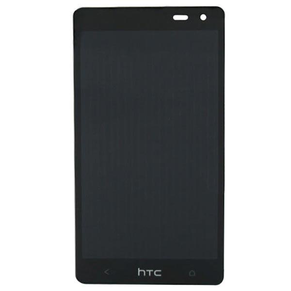 Дисплей для HTC 600 Desire Dual Sim/606w с сенсором, черный, с передне