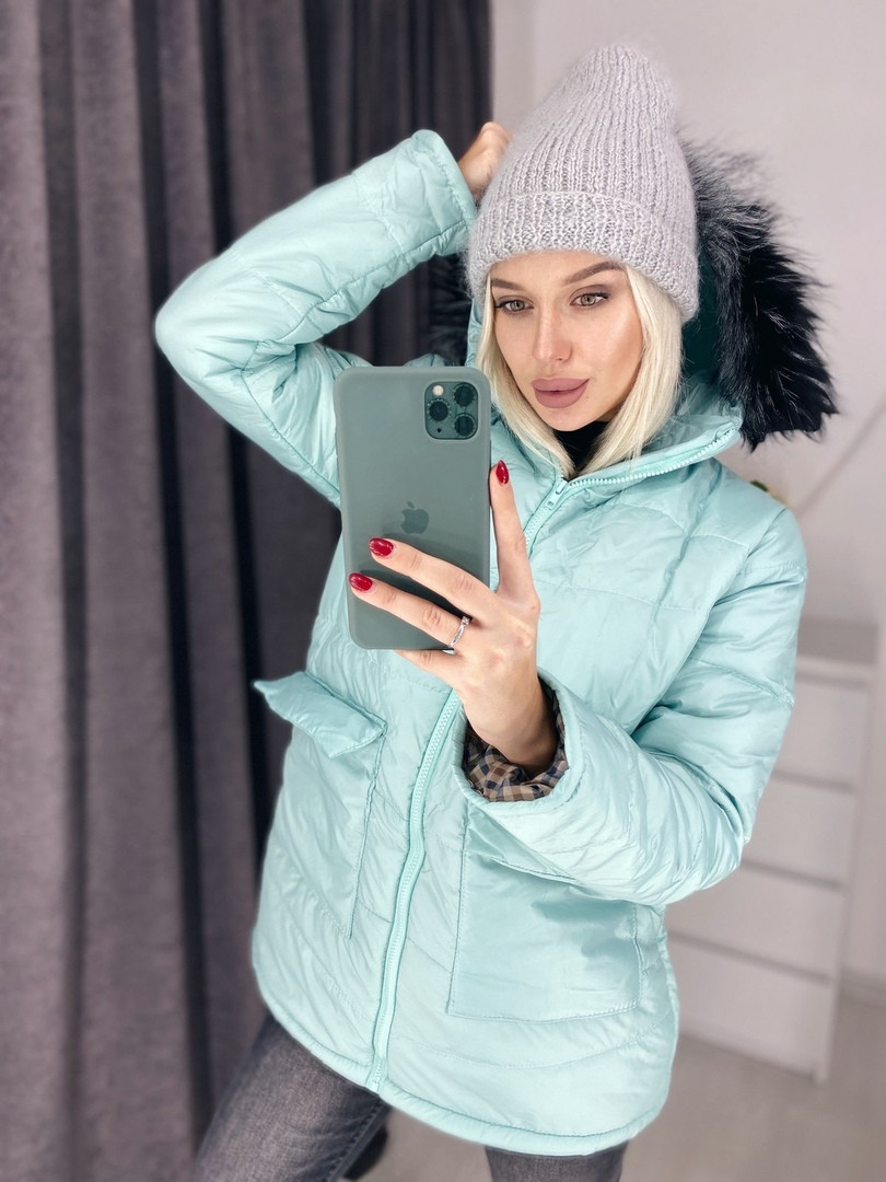 

Куртка женская на синтепоне С, М, Л зеленый,мята,красный