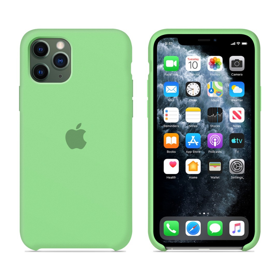 

Силиконовый чехол Apple Silicone Case Green для iPhone 11 Pro