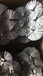 Щітка Йорж для чищення димаря, котла, каміна металева плоска D 175 мм, фото 4