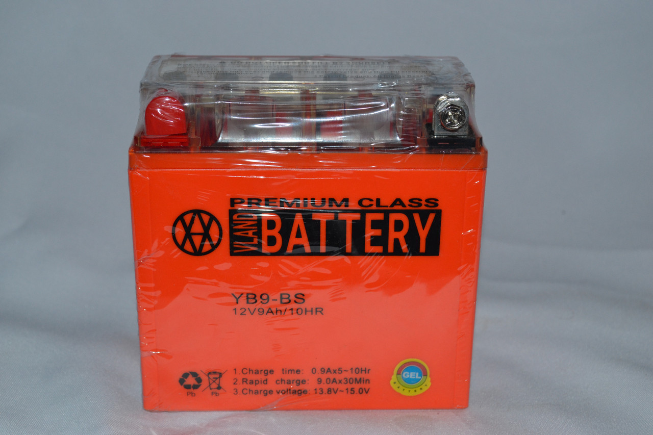 

Аккумулятор 12V 9Ah гелевый высокий (137х76х134) YB9-BS (оранжевый) BATTERY