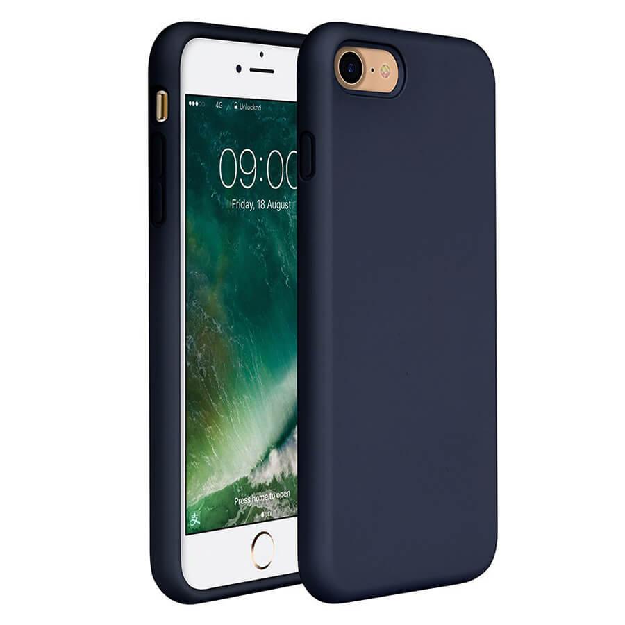 

Чехол Silicone Case Slim Full Protective для Apple iPhone 7 / 8 (4.7") Синий / Midnight Blue