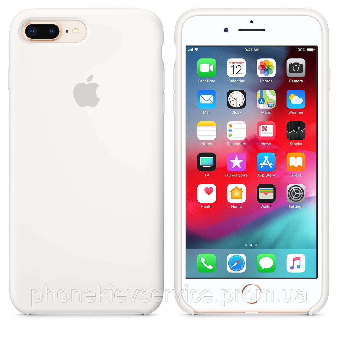 

Чехол Apple Silicone Case for iPhone 7Plus/ 8Plus Белый White