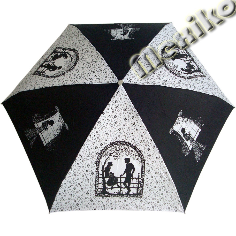 Зонт ZEST женский механика 5 сложений, цветной плоский. Расцветка Свид