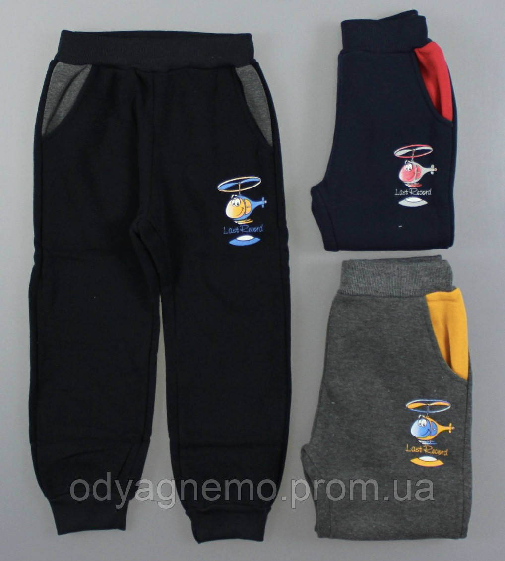 Спортивные брюки с начесом для мальчиков Sincere оптом, 80-110 pp. Артикул: LL2766, фото 1