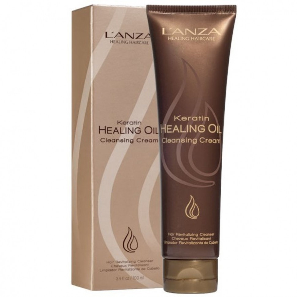

Lanza keratin healing oil cleansing cream Крем для быстрого мытья волос ph: 5.5, 100 мл