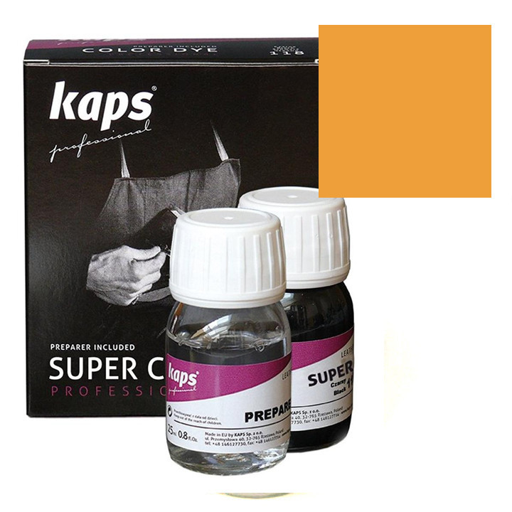 

Краска для обуви + средство для подготовки к покраске Kaps Super Color + Preparer 25 ml 151 Natural