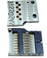 Разъем карты памяти MicroSD Nokia X, X+, XL, original (PN:8003232)