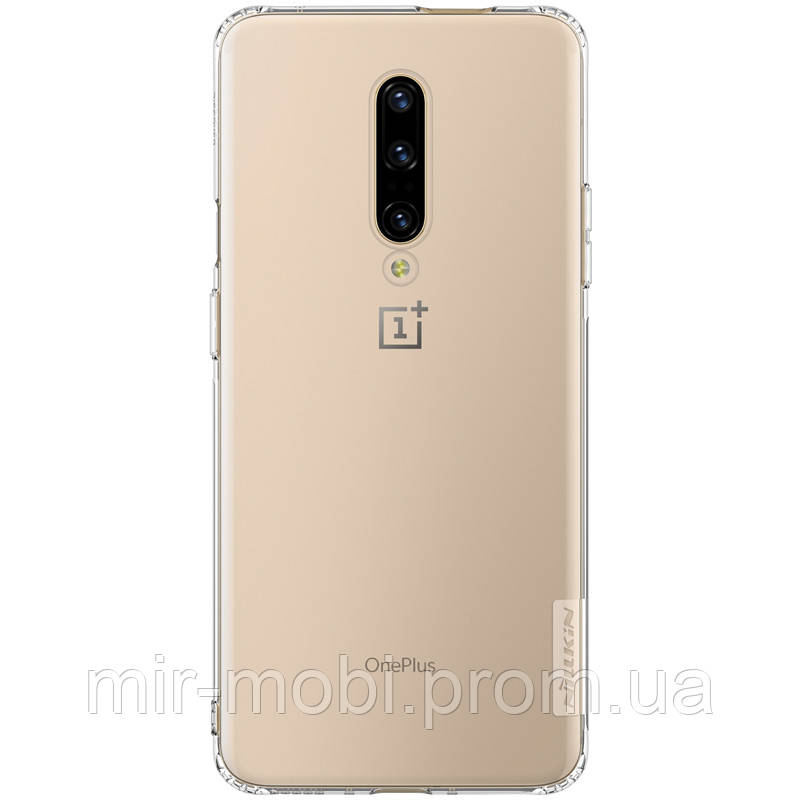 

TPU чехол Nillkin Nature Series для OnePlus 7 Pro, Бесцветный (прозрачный)