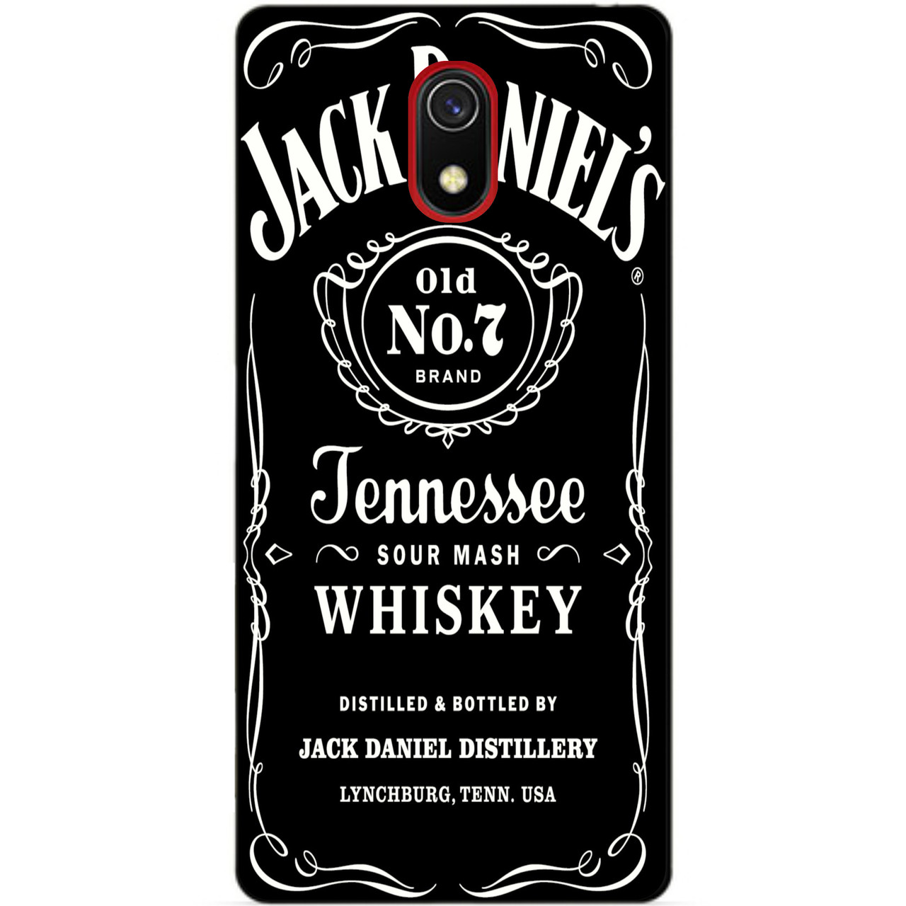 

Бампер силиконовый чехол для Xiaomi Redmi 8a с рисунком Jack Daniels, Разные цвета