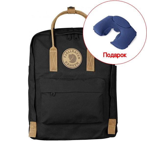 

Городской рюкзак Fjallraven Kanken No.2 Black 16л (23565.550)