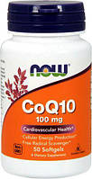 CoQ10 100 мг NOW, 50 капсул