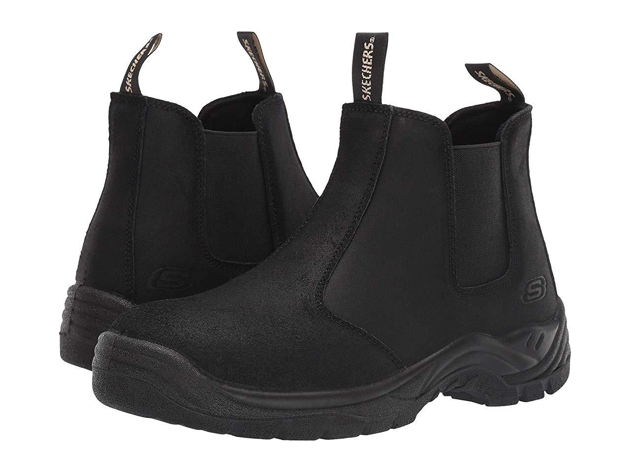 

Ботинки/Сапоги (Оригинал) SKECHERS Work Tapter Steel Toe Black