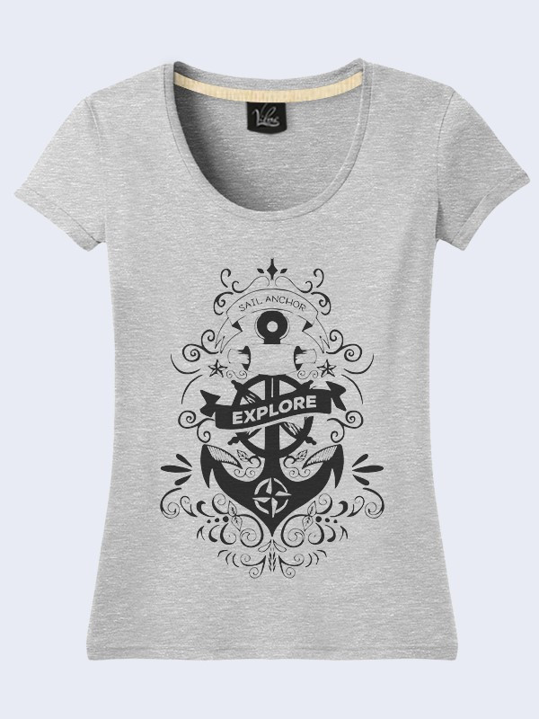 Жіноча футболка Sail anchor