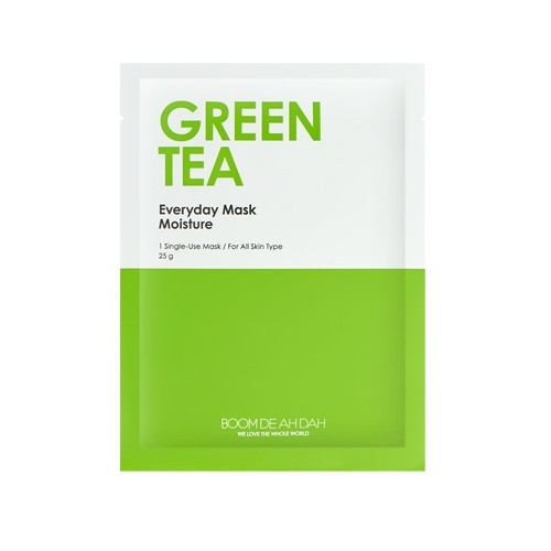 Увлажняющая маска для лица с зеленым чаем BOOM DE AH DAH Everyday Mask Green Tea