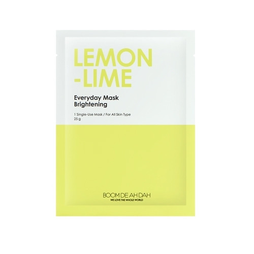 Очищаюча маска з екстрактами лайма і лимона BOOM DE AH DAH Everyday Mask Lemon-Lime (Потерта упаковка!)