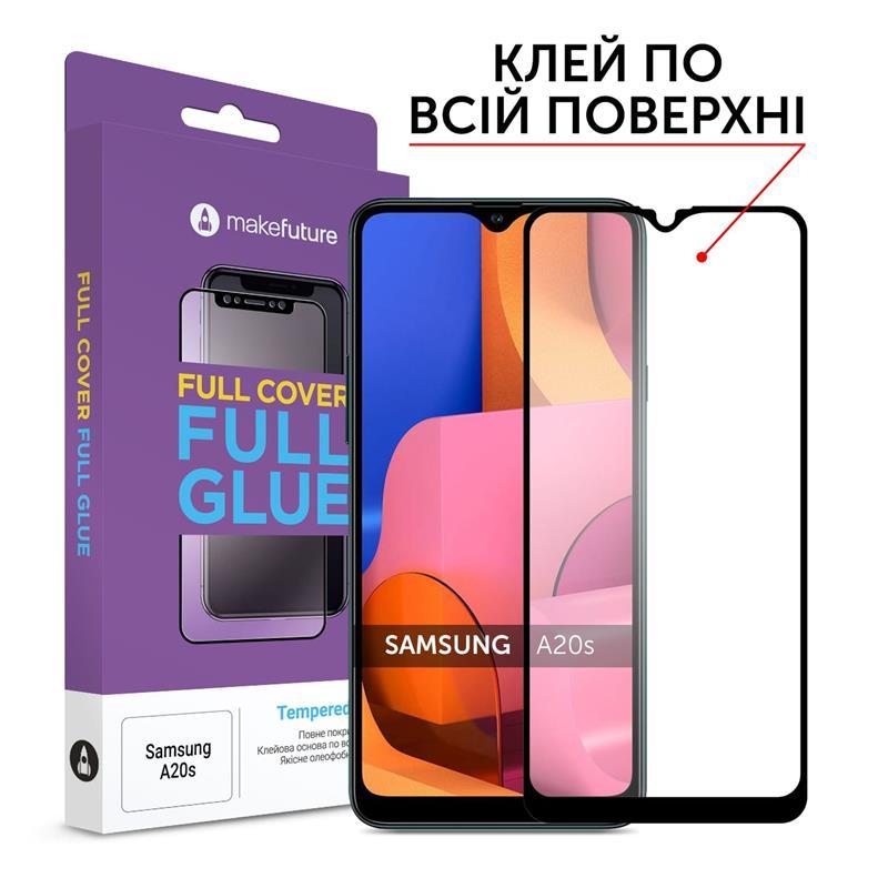 

Защитное стекло MakeFuture для Samsung Galaxy A20s SM-A207 Full Cover Full Glue, 0.25mm (MGF-SA20S)