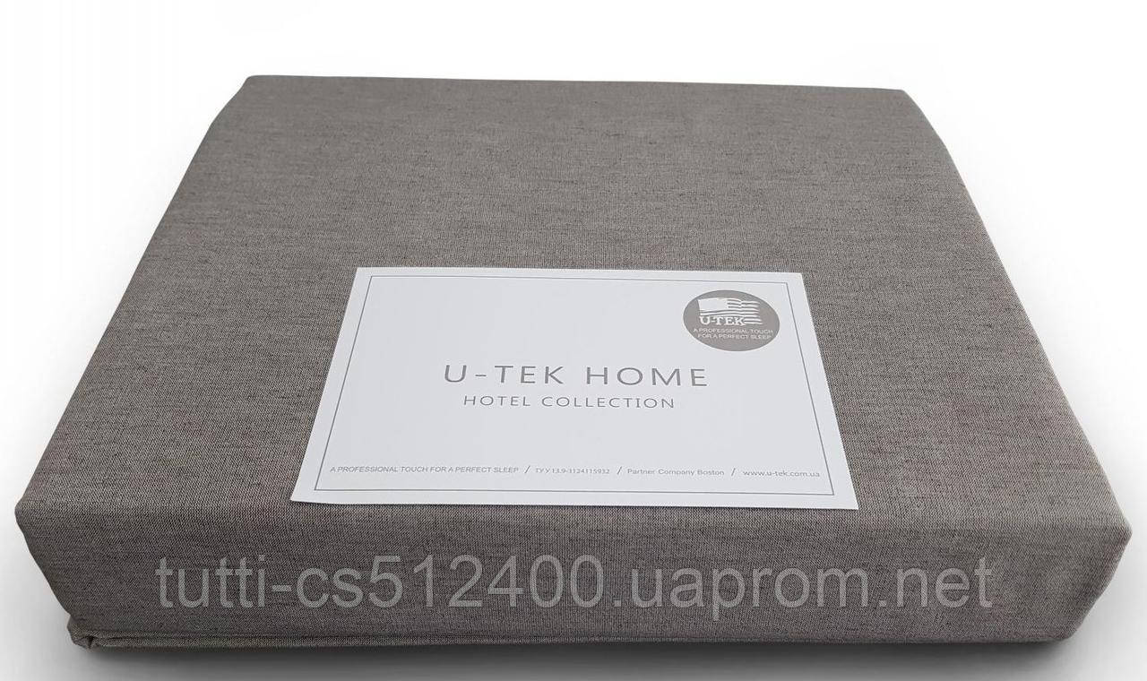 

Простынь на резинке U-TEK Hotel Collection Cotton Cacao 120х190