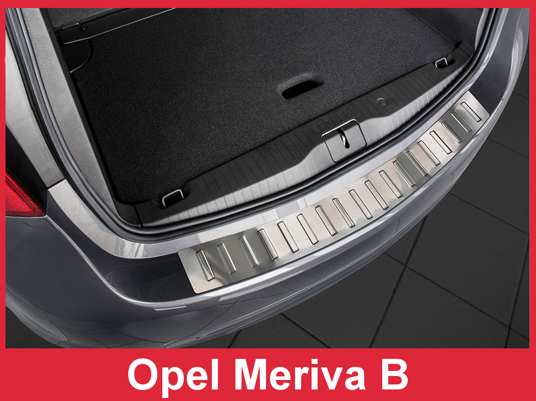 

Накладка на бампер с ребрами Opel Meriva B