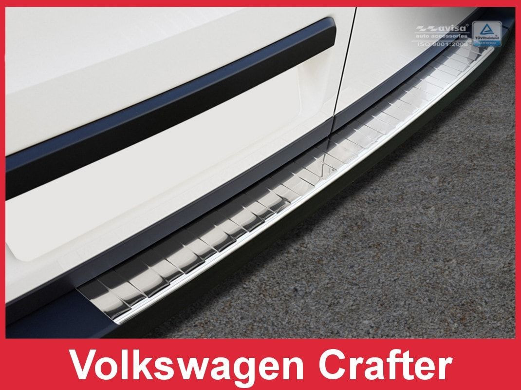 

Защитная накладка на бампер с загибом Volkswagen Crafter