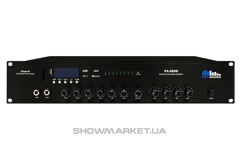 

Трансляционный усилитель мощности Sky Sound PA-500D (4ZONE)